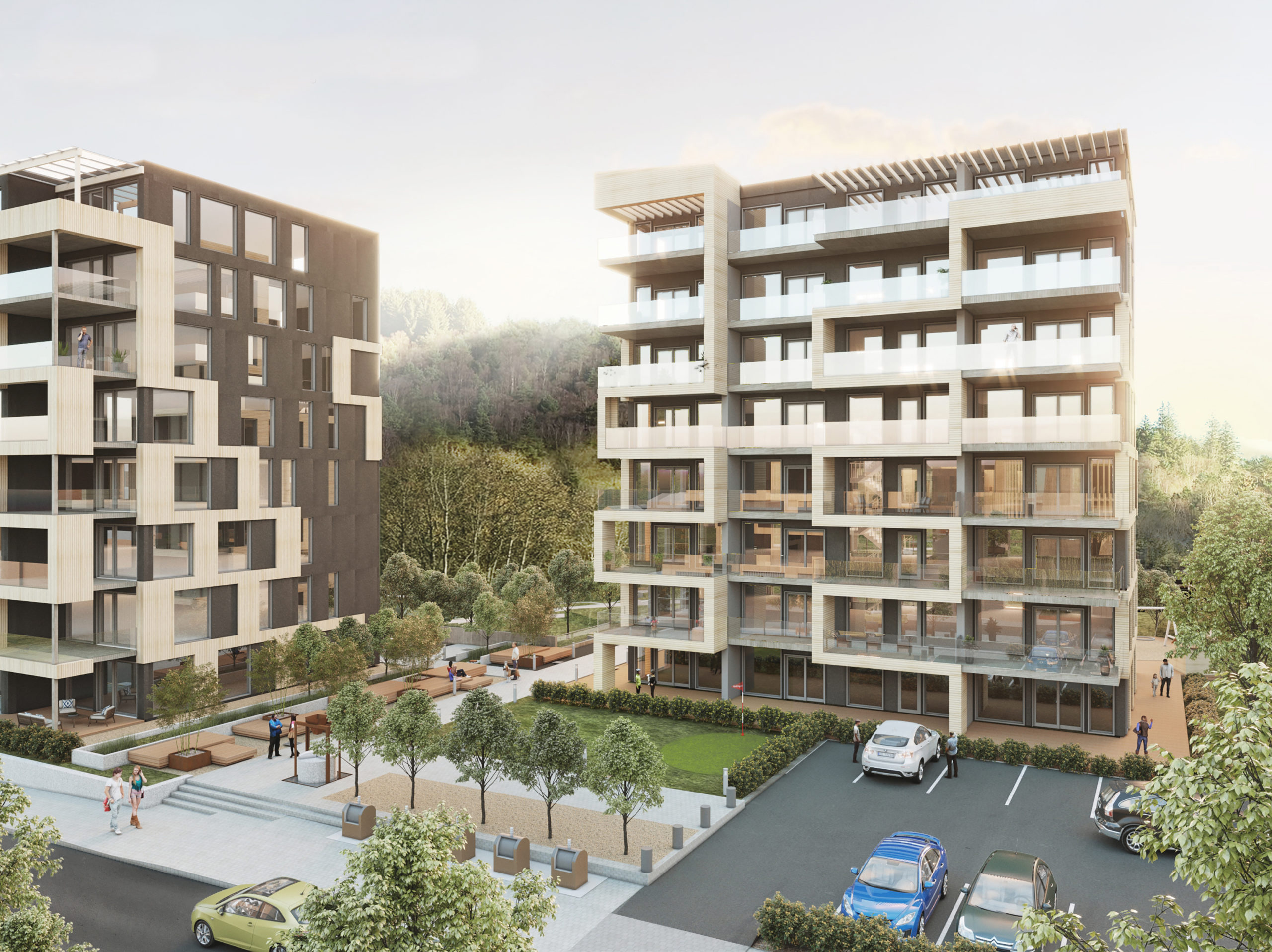 Kvednatunet Bygg B illustrasjon